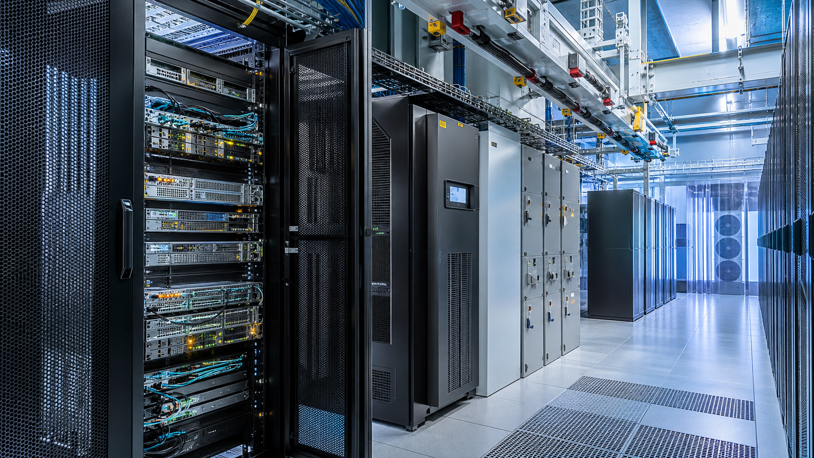 Data-center power, racks and environmental facilities